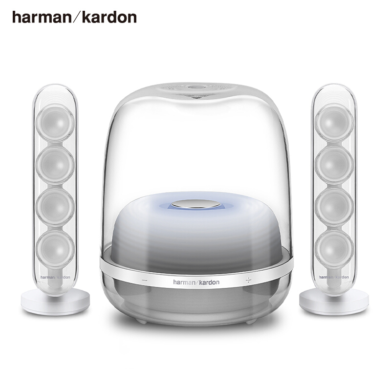 哈曼卡顿(Harman Kardon)SoundSticks 4 无线水晶4代蓝牙音箱 全新一代桌面多媒体电视电脑音响