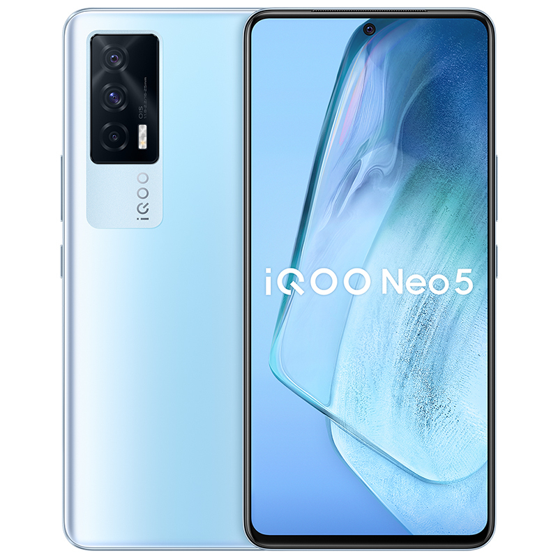 vivo iQOO Neo 5 5G新品手机 12+256G 云影蓝 强悍双芯生而为赢 高通骁龙870+独立显示芯片 66W超快闪充 120Hz超感竞速屏 新生代性能旗舰